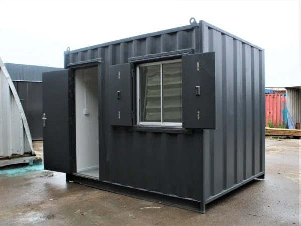 10ft Modified Shipping Container Office