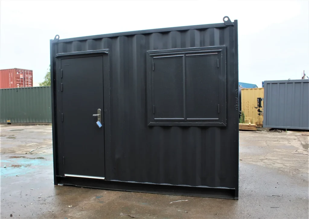 10ft Modified Shipping Container Office