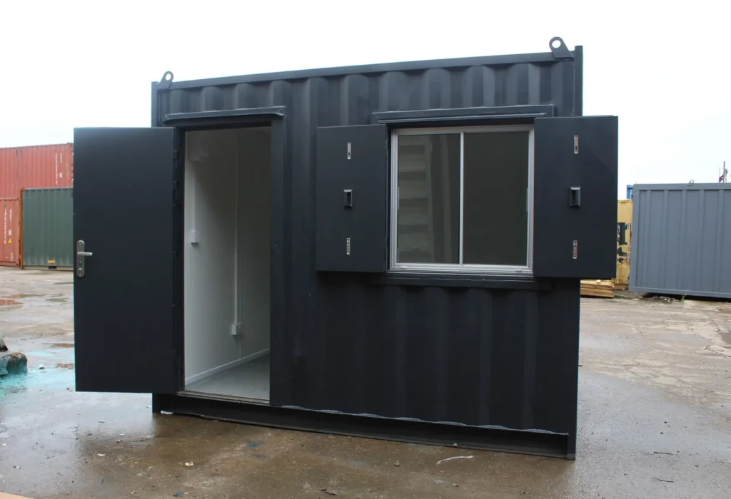 10ft Modified Shipping Container Office