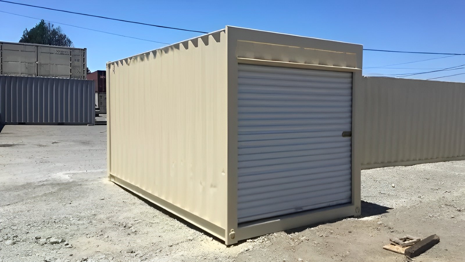 16ft Storage Container with Roll-Up Door - Image 1