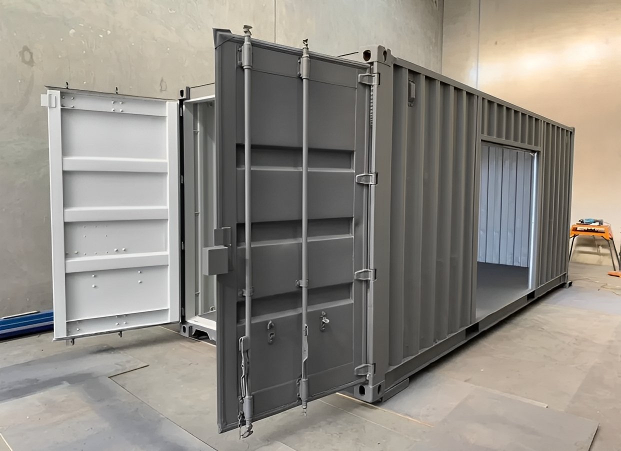 20ft Shipping Container with One-Side  Roll-Up Door - Image 3