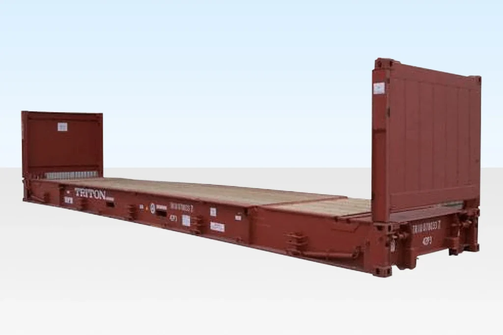 40Ft Used Flat Rack Shipping Container