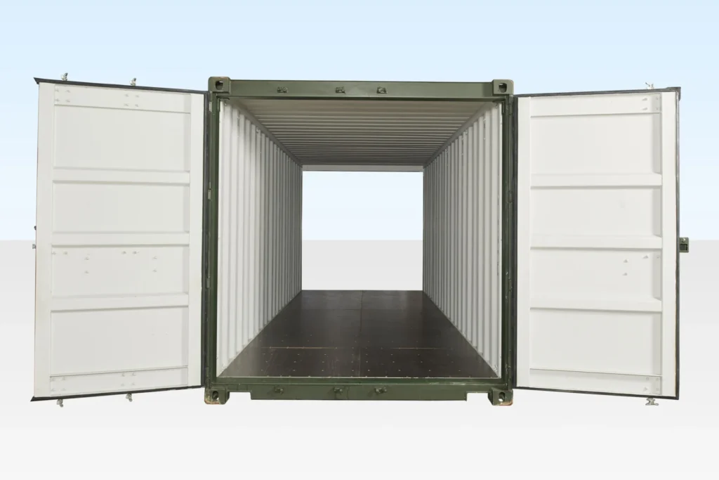20ft Double Door Shipping Container with Doors on Both Ends