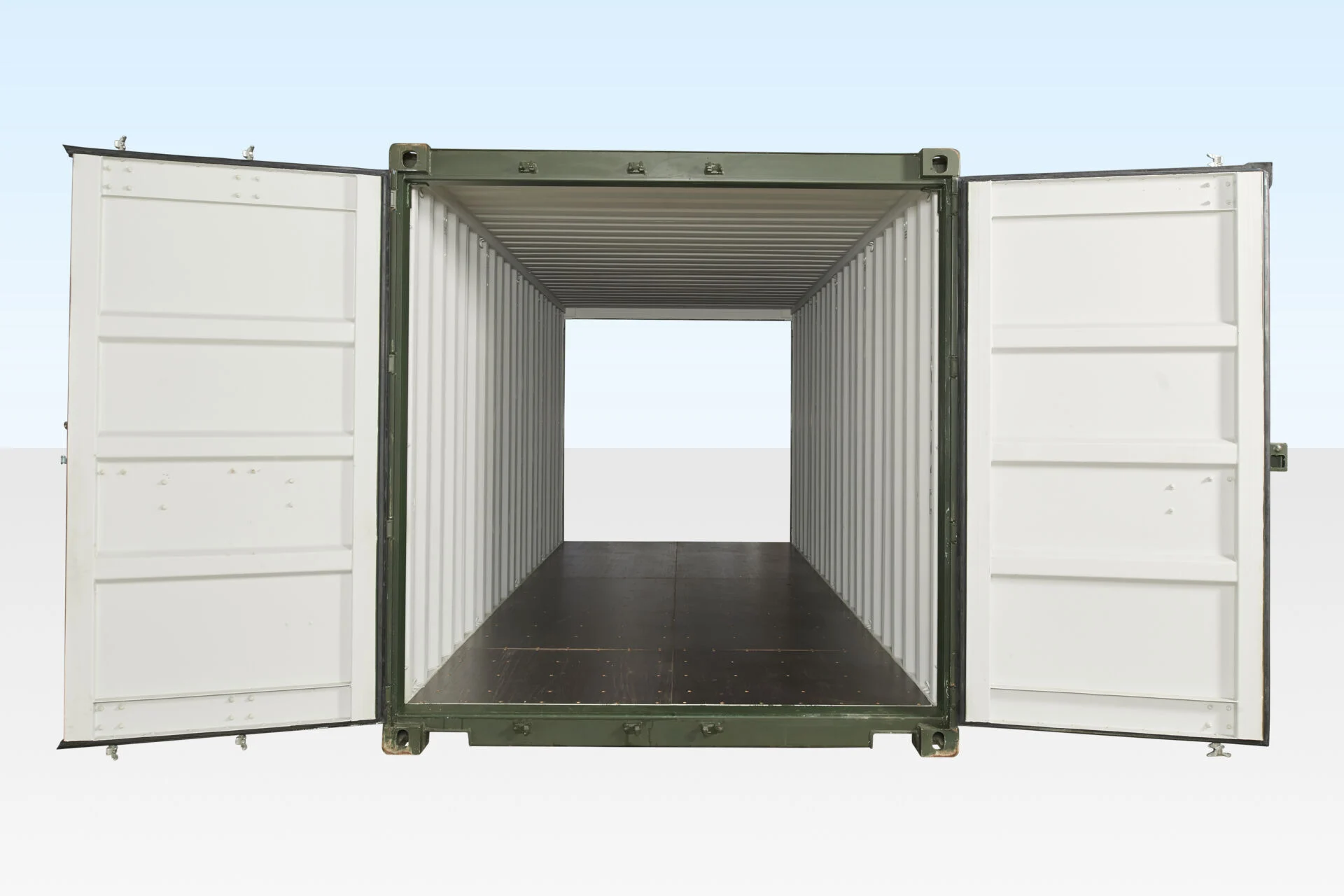20ft Double Door Shipping Container with Doors on Both Ends - Image 1