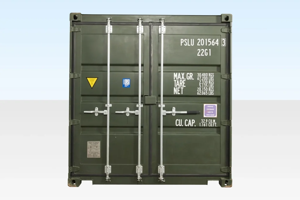 20ft Double Door Shipping Container with Doors on Both Ends