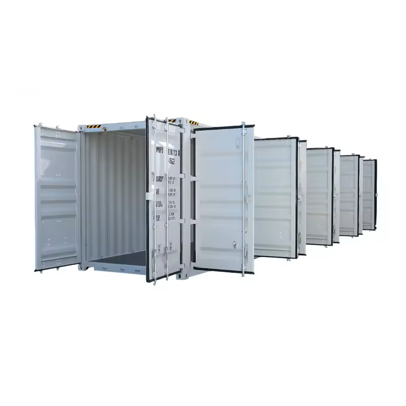 40FT High Cube Storage Shipping Container w/4 Open Side Doors - Image 1