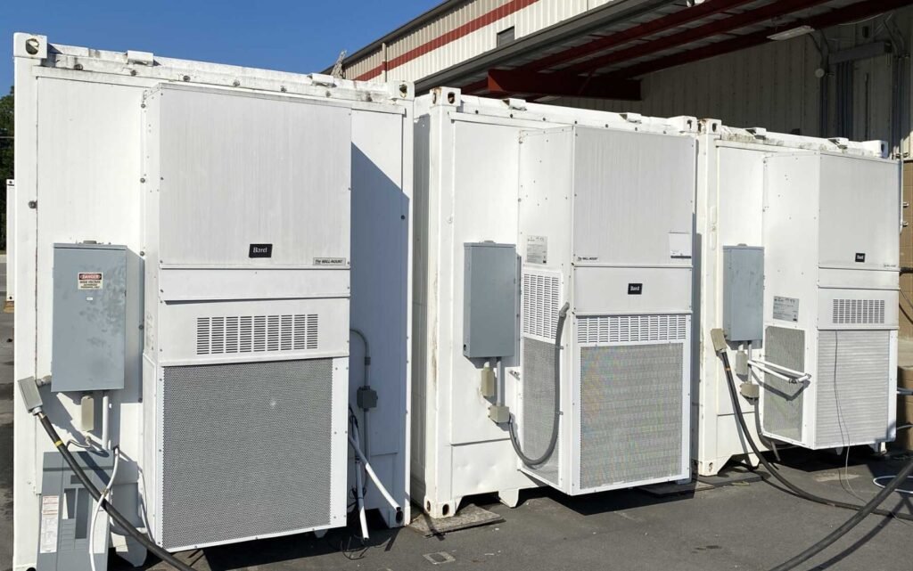 40Ft High Cube Insulated Shipping Container With 5 Ton Bard Hvac Unit