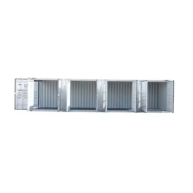 40FT High Cube Storage Shipping Container w/4 Open Side Doors - Image 4